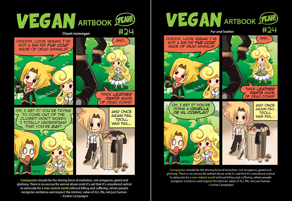 vegan artbook spot the difference
